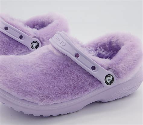 women's croc cozy slippers